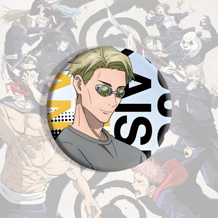 Jujutsu Kaisen Anime tinplate brooch badge price for 5 pcs