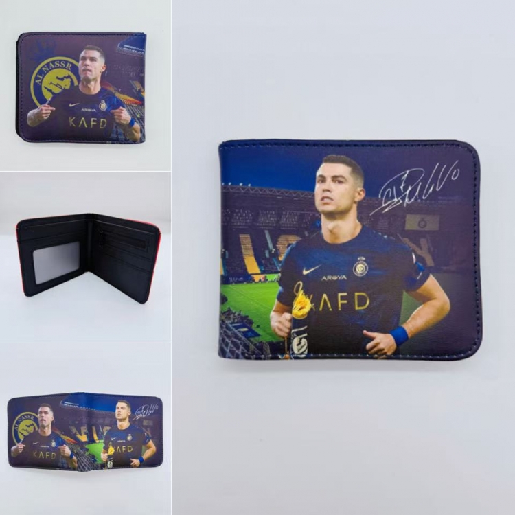 Cristiano Ronaldo Full color Two fold short card case wallet 11X9.5CM