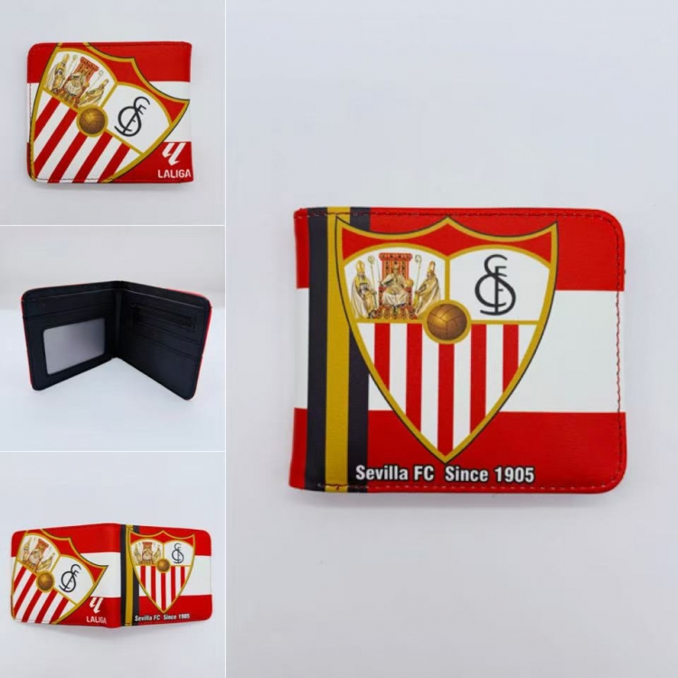 Sevilla Football Club Full color Two fold short card case wallet 11X9.5CM