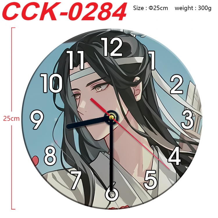 The wizard of the de Anime peripheral printed full-color wall clock 25cm CCK-0284