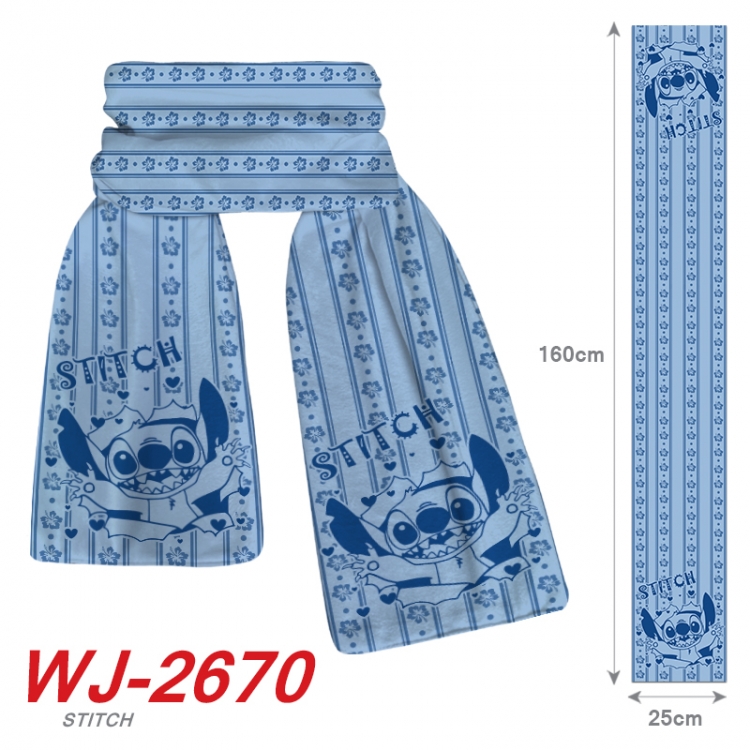 Lilo & Stitch Anime Plush Impression Scarf Neck 25x160cm