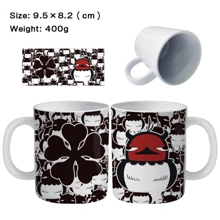 Black Clover Anime peripheral ceramic cup tea cup drinking cup 9.5X8.2cm