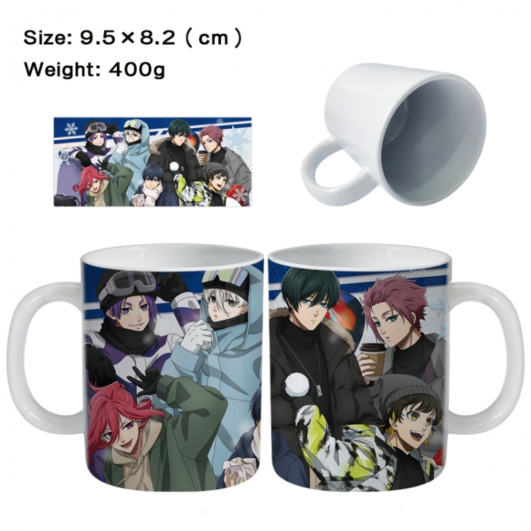 BLUE LOCK Anime peripheral ceramic cup tea cup drinking cup 9.5X8.2cm