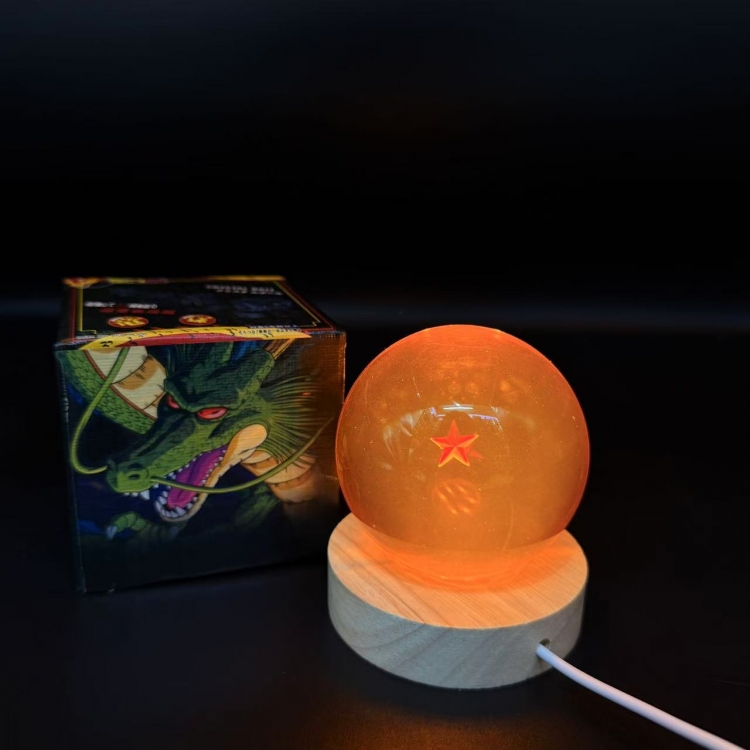 DRAGON BALL 7.6cm Five Star Dragon Ball Ball+Lamp Holder Box