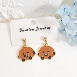 BTS Anime Cartoon Silver Needl...