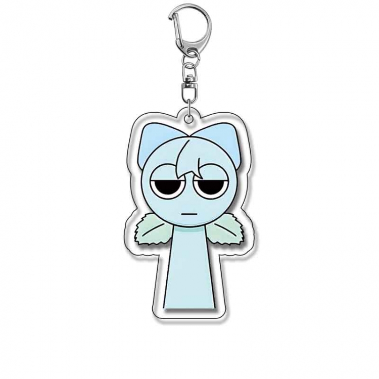 Sprunki Anime Acrylic Keychain Charm price for 5 pcs 17850