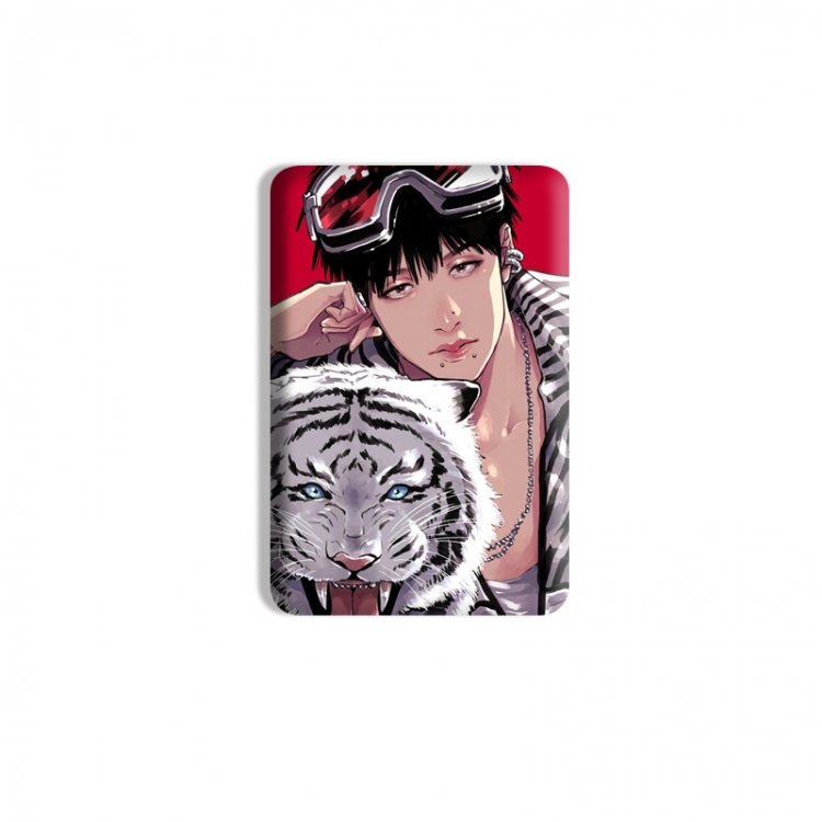 straykids Anime square tinplate badge chest badge 4X6CM price for 5 pcs