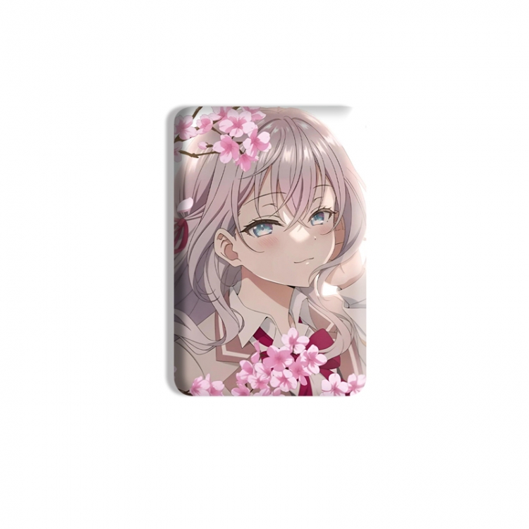 Alya Sometimes Hides Her Feelings in Russian Anime square tinplate badge chest badge 4X6CM price for 5 pcs