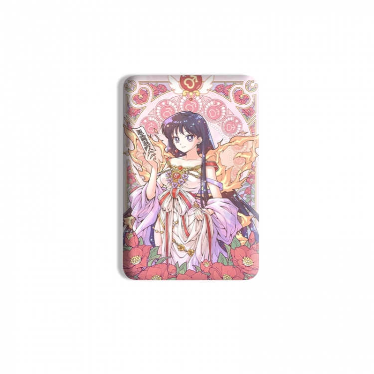 sailormoon Anime square tinplate badge chest badge 4X6CM price for 5 pcs