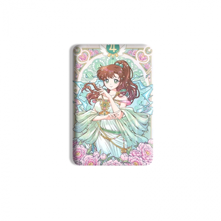 sailormoon Anime square tinplate badge chest badge 4X6CM price for 5 pcs