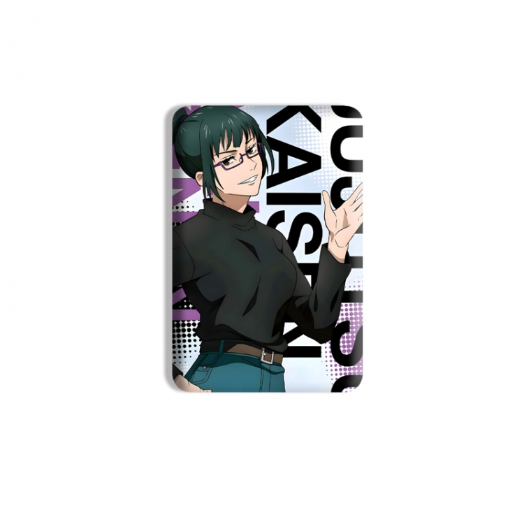 Jujutsu Kaisen Anime square tinplate badge chest badge 4X6CM price for 5 pcs