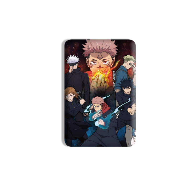 Jujutsu Kaisen Anime square tinplate badge chest badge 4X6CM price for 5 pcs