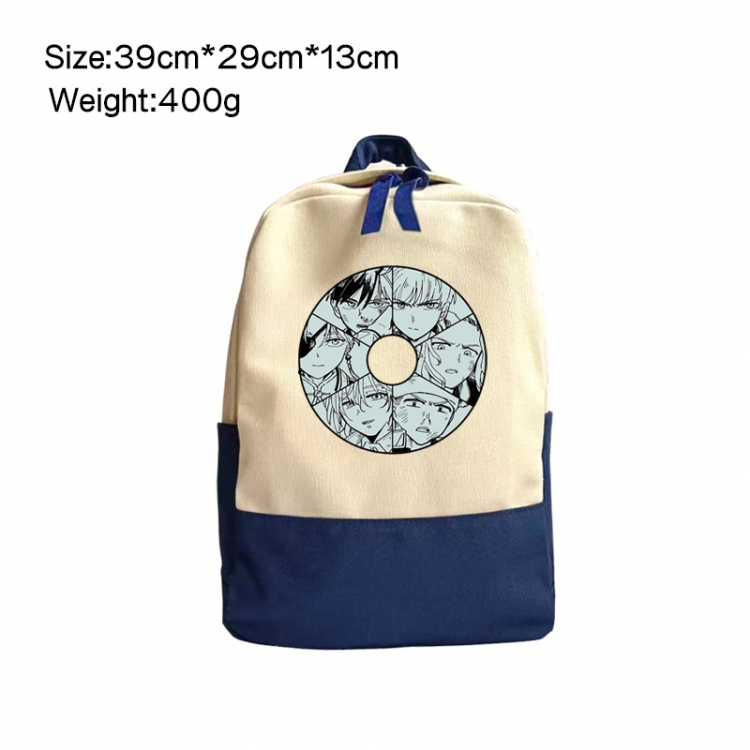 WIND BREAKER Anime Surrounding Canvas Colorful Backpack 39x29x13cm