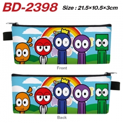 Sprunki Anime PU Leather Zippe...