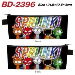 Sprunki Anime PU Leather Zippe...