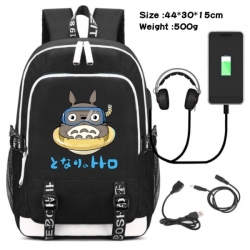 TOTORO Game Canvas Backpack Wa...