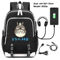 TOTORO Game Canvas Backpack Wa...