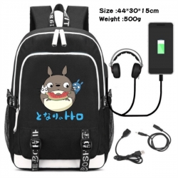 TOTORO Game Canvas Backpack Wa...
