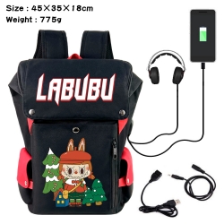 Labubu Anime Canvas Bucket Dat...