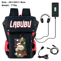 Labubu Anime Canvas Bucket Dat...