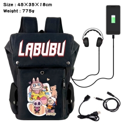 Labubu Anime Canvas Bucket Dat...