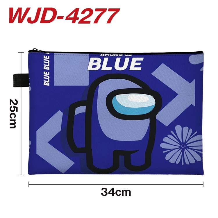 Among us Anime Full Color A4 Document Bag 34x25cm  WJD-4277