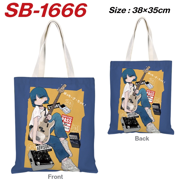 BOCCHI THE ROCK! Anime Canvas Handheld Shoulder Bag Handbag Shopping Bag 38X35CM SB-1666