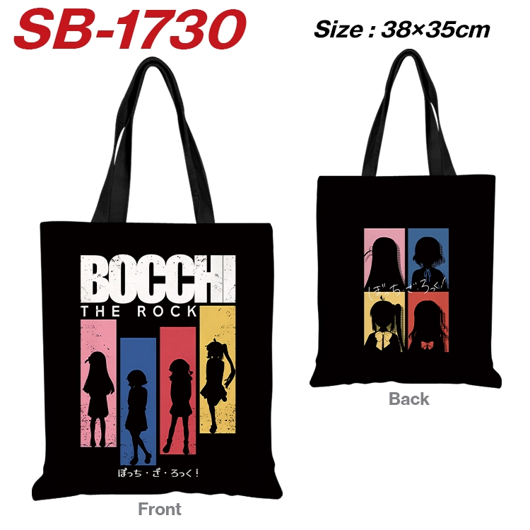 BOCCHI THE ROCK! Anime Canvas Handheld Shoulder Bag Handbag Shopping Bag 38X35CM SB-1730