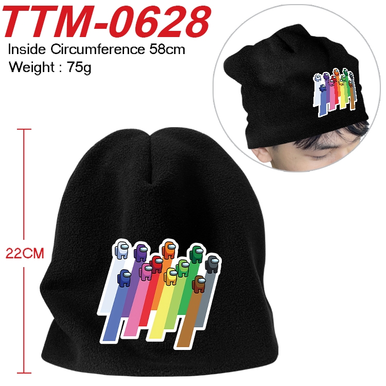 Among us Anime full-color printed plush hat 58cm TTM-0628