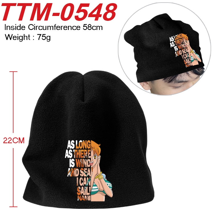 One Piece Anime full-color printed plush hat 58cm TTM-0548