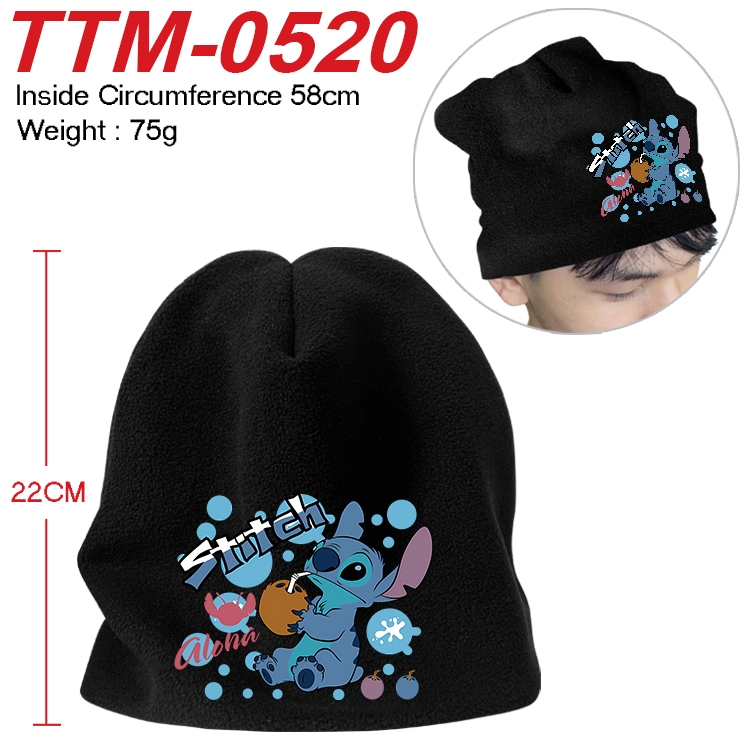 Lilo & Stitch Anime full-color printed plush hat 58cm