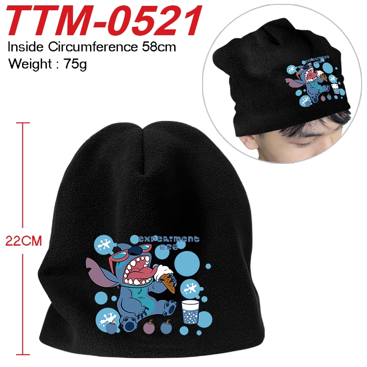 Lilo & Stitch Anime full-color printed plush hat 58cm