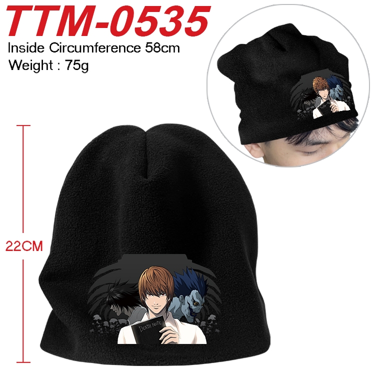 Death note Anime full-color printed plush hat 58cm  TTM-0535