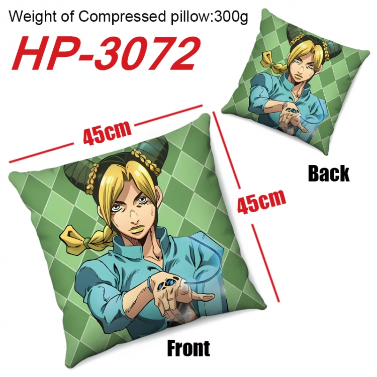 JoJos Bizarre Adventure  Anime digital printing double-sided printed pillow 45X45cm NO FILLING HP-3072