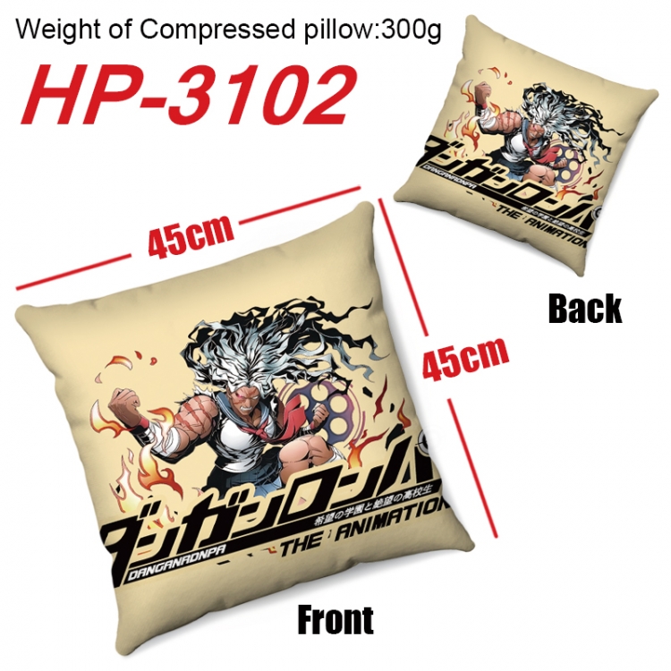 Dangan-Ronpa  Anime digital printing double-sided printed pillow 45X45cm NO FILLING HP-3102