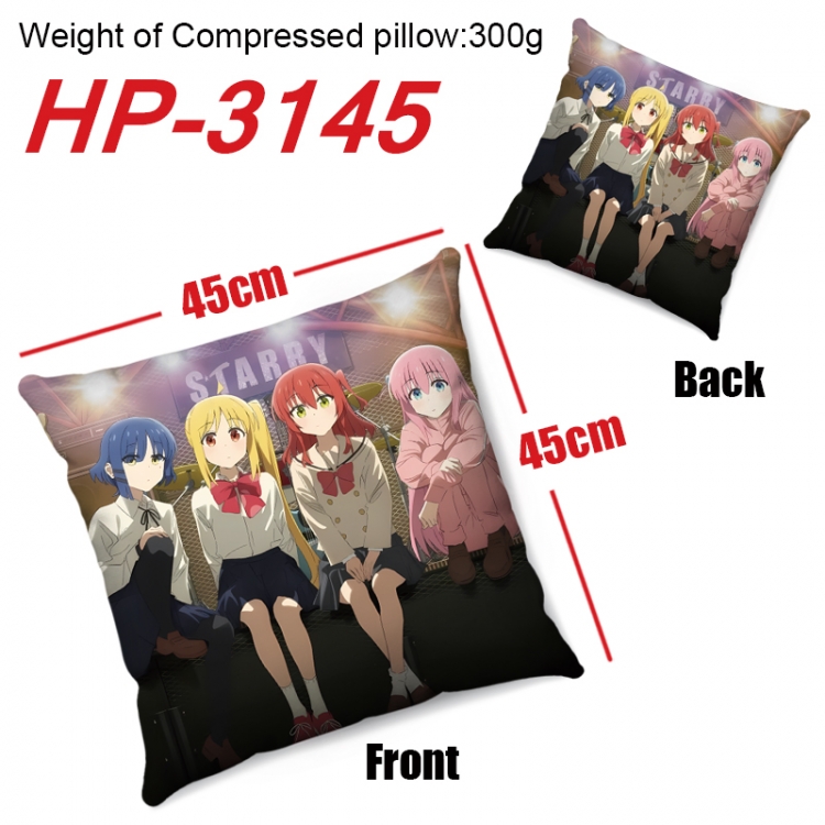 BOCCHI THE ROCK!  Anime digital printing double-sided printed pillow 45X45cm NO FILLING  HP-3145