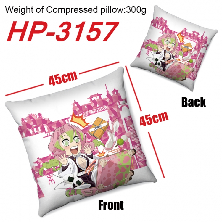 Demon Slayer Kimets  Anime digital printing double-sided printed pillow 45X45cm NO FILLING HP-3157