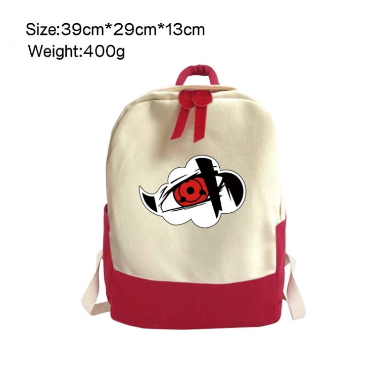 Naruto Anime Surrounding Canvas Colorful Backpack 39x29x13cm