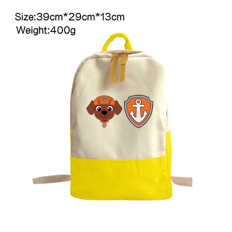 PAW Patrol Anime Surrounding Canvas Colorful Backpack 39x29x13cm