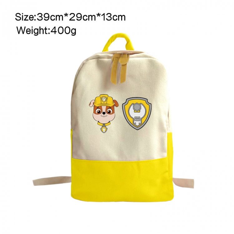 PAW Patrol Anime Surrounding Canvas Colorful Backpack 39x29x13cm