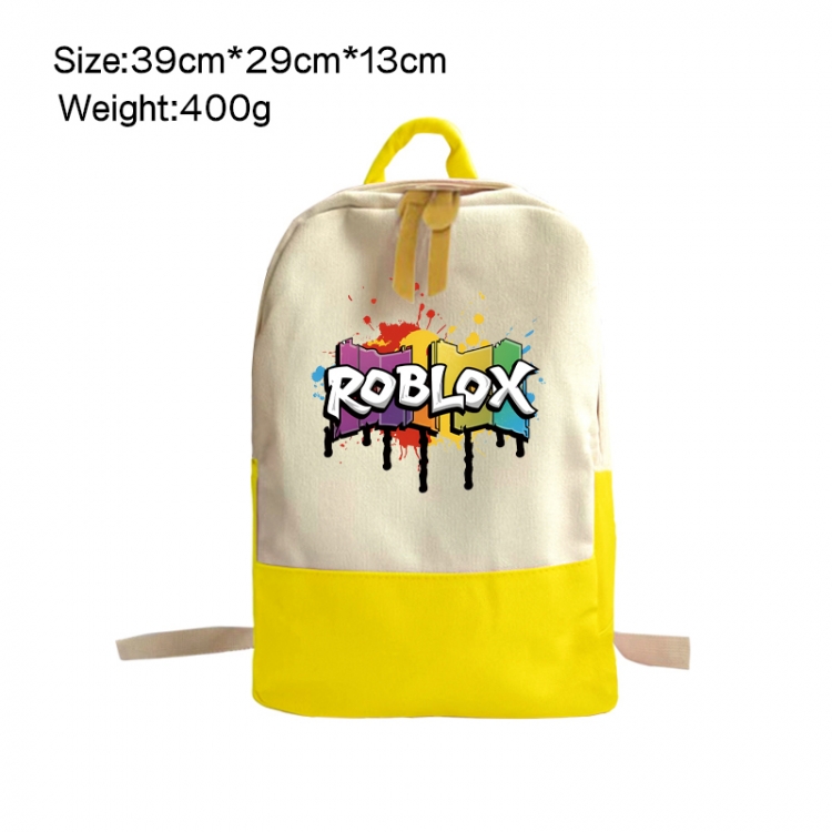 Roblox Anime Surrounding Canvas Colorful Backpack 39x29x13cm