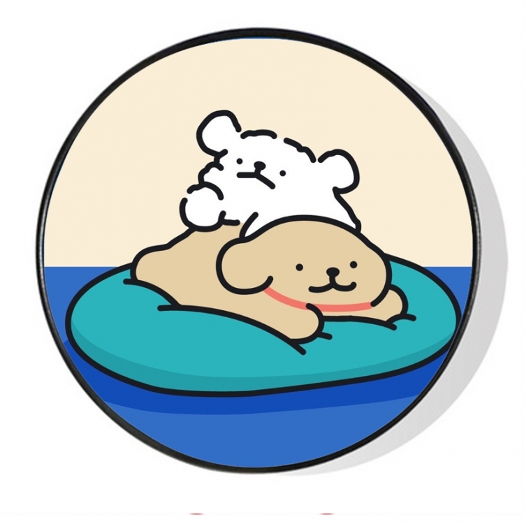  Line Dog Foldable mobile phone holder airbag lazy bracket price for 10 pcs 