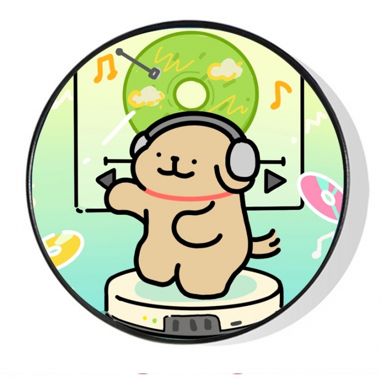  Line Dog Foldable mobile phone holder airbag lazy bracket price for 10 pcs 