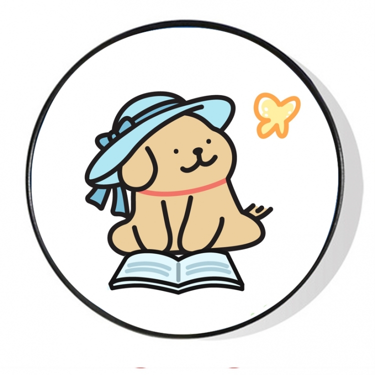  Line Dog Foldable mobile phone holder airbag lazy bracket price for 10 pcs 