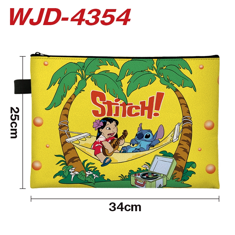 Lilo & Stitch Anime Full Color A4 Document Bag 34x25cm