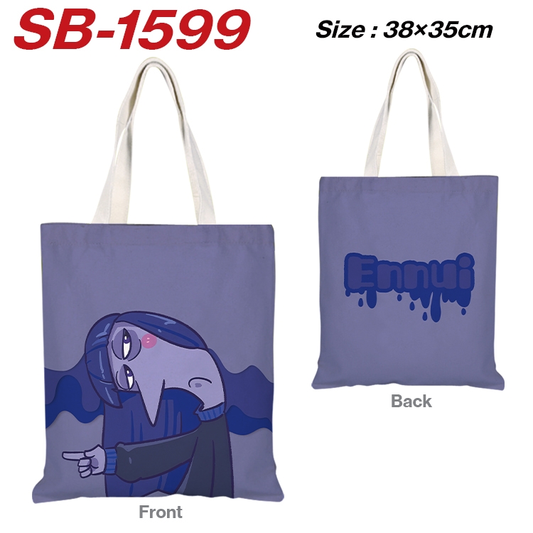 Inside Out Anime Canvas Handheld Shoulder Bag Handbag Shopping Bag 38X35CM SB-1599