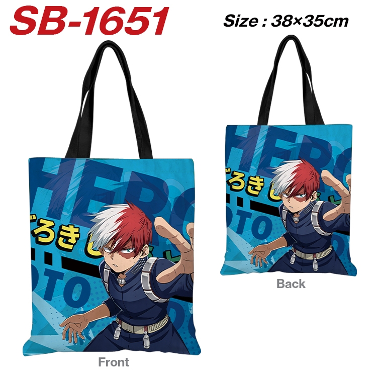 My Hero Academia Anime Canvas Handheld Shoulder Bag Handbag Shopping Bag 38X35CM SB-1651