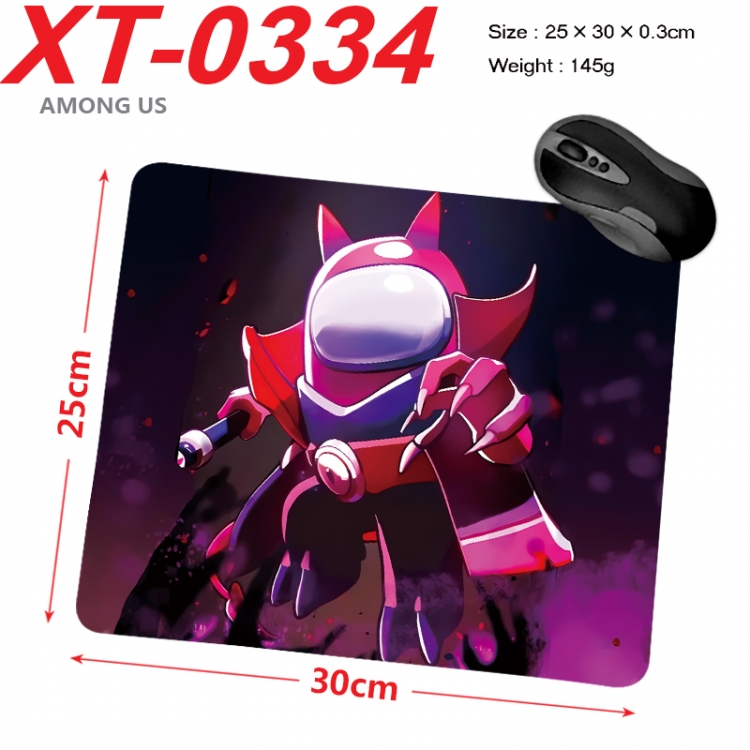 Among us Anime peripheral new lock edge mouse pad 25X30cm  XT-0334