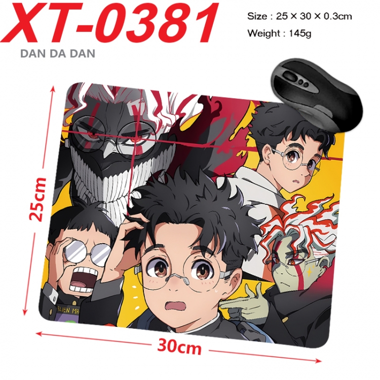 DANDADAN Anime peripheral new lock edge mouse pad 25X30cm  XT-0381