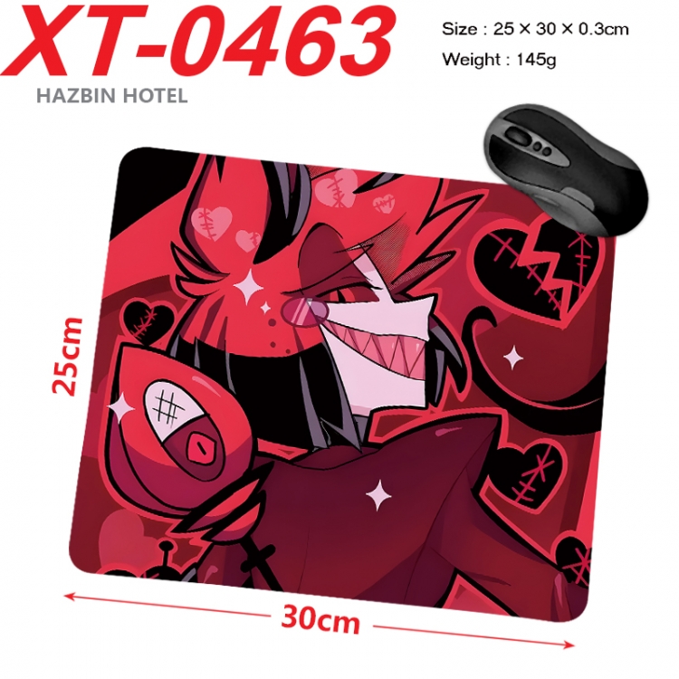 Hazbin Hotel Anime peripheral new lock edge mouse pad 25X30cm XT-0463